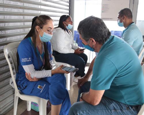 FotografoFoto Alcaldía de Medellín:Con la meta de 700.000 tamizajes para este año, Medellín se suma a la detección y prevención de enfermedades cardiovasculares. 